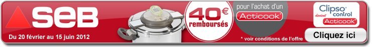 ODR - Offre de Remboursement SEB