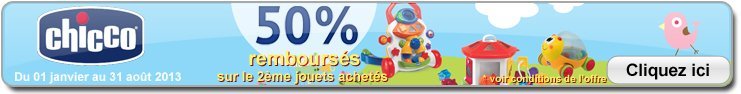 ODR - Offre de Remboursement CHICCO