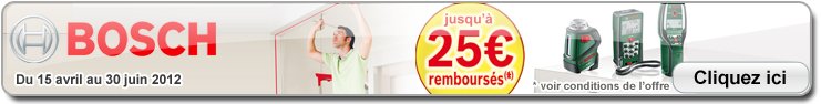 ODR - Offre de Remboursement BOSCH