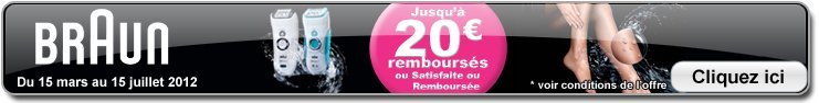 ODR - Offre de Remboursement BRAUN