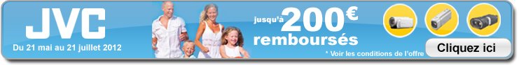 ODR - Offre de Remboursement JVC
