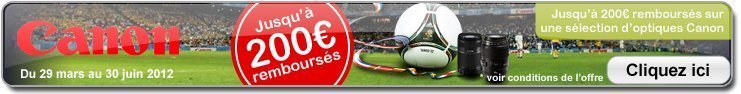 ODR - Offre de Remboursement CANON