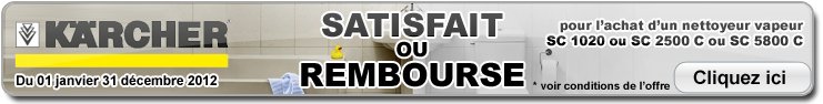 ODR - Offre de Remboursement KARCHER