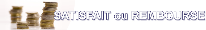 Banni�re Satisfait ou rembours�