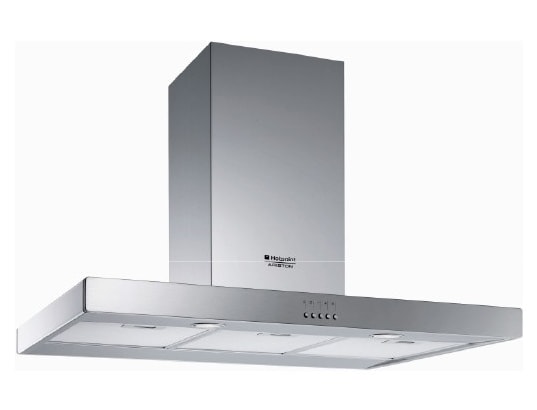 Hotte decorative ilot HOTPOINT ARISTON HBI90EFX/HA