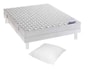 Pack matelas - sommier - pieds - 1 oreiller DUNLOPILLO LIT ETINCELLE 90