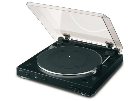 Platine disque DENON DP-200USB noir
