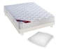 Ensemble 1 personne EPEDA Lit MANDALAY 80 pied blanc