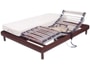 Matelas + Sommier 2 x 80 x 200 TIMBO Lit electrique  WINTER PACK