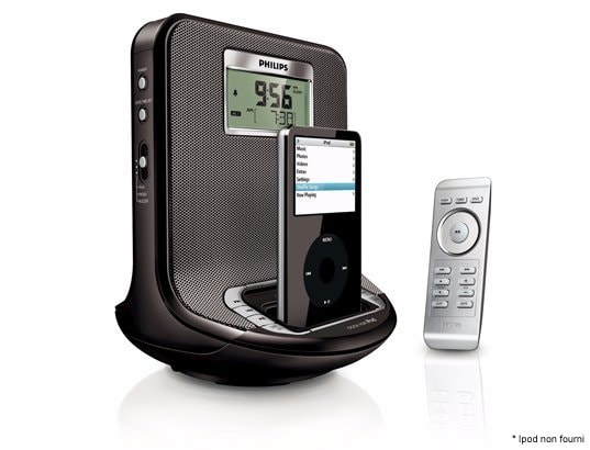 R�veil station d'accueil PHILIPS AJ301 DB