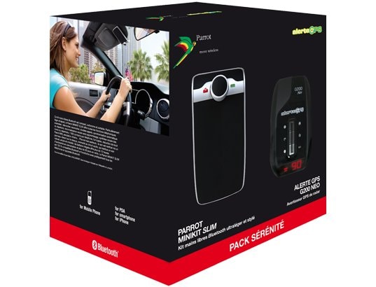 Avertisseur de radar WIKANGO AlertGPS G200 + PARROT MINI KIT