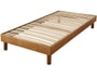 Sommier  90 x 190 EBAC Quitus 90 X 190 Miel