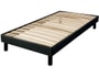 Sommier  90 x 190 EBAC Quitus 90 X 190 Noir