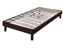 Sommier  90 x 190 EBAC Quitus 90 X 190 Wenge