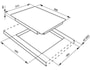 Plaque induction SMEG SI3633B