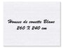 Housse de couette TRADILINGE HOUSSE DE COUETTE 260 X 240 BLANC