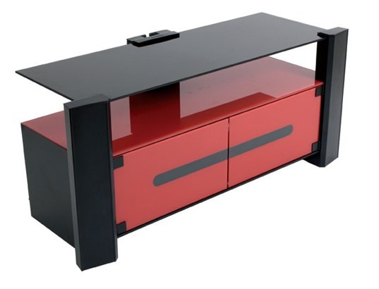 Meuble TV ERARD Archi 036240 rouge