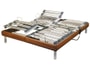 Matelas + Sommier 2 x 90 x 200  EBAC PACK RELAX S99 180 X 200