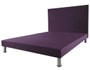Lit d�co EBAC ENSEMBLE SOMMIER 160 PRUNE