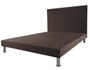 Lit d�co EBAC ENSEMBLE DECO 160 CHOCOLAT