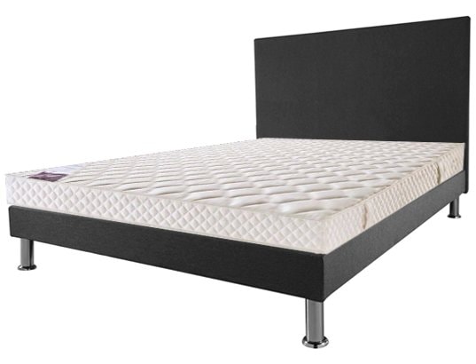 Lit d�co DUNLOPILLO Lit ARGANCE deco anthracite 160
