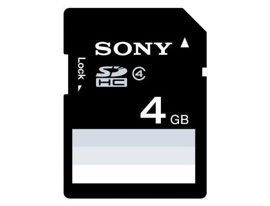 Carte m�moire  4 Go SONY SF4N4 classe 4