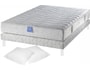 Ensemble 2 personnes BON REPOS Lit LIBERTAS 160 pied blanc