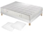 Ensemble 2 personnes SIMMONS Lit ESTIVAL 160 pied naturel