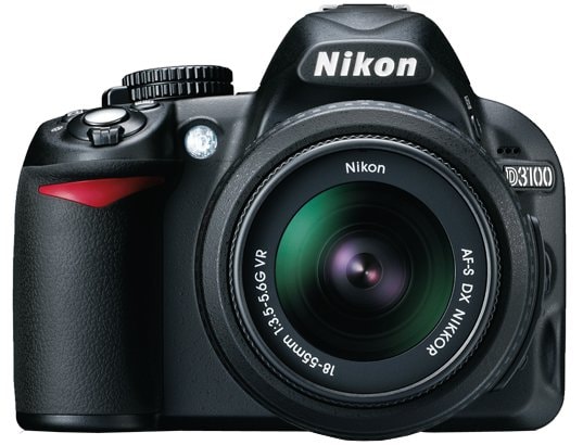 Appareil photo num�rique reflex NIKON D3100 + objectif AFS VR 18-55 mm