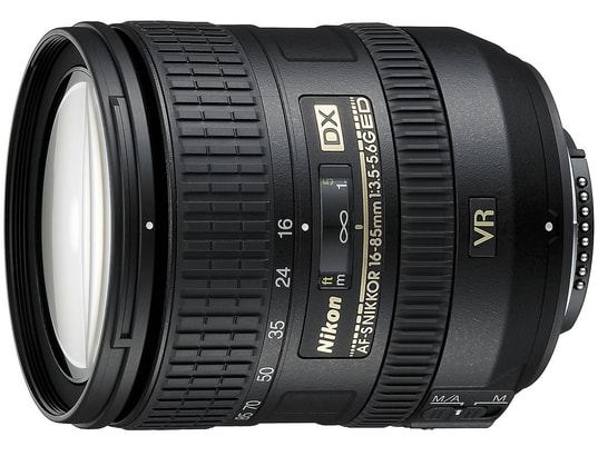 Objectif Reflex NIKON AF-S DX VR 16-85 mm 3.5-5.6G ED