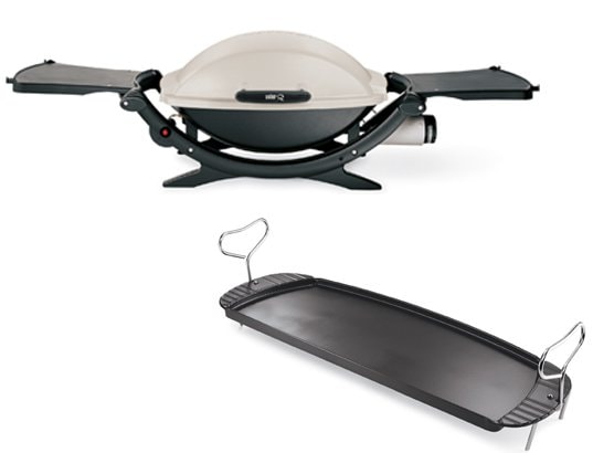 Barbecue gaz WEBER Q200 + Plancha 6505