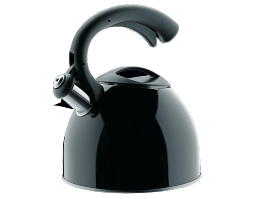 Bouilloire CILIO PREMIUM INOX NOIR 2.5L A SIFFLET