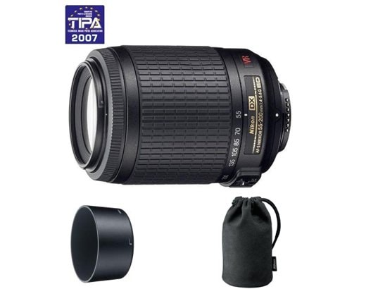 Objectif Reflex NIKON AF-S DX VR Zoom 55-200mm