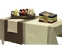 Chemin de table DUTCH DECOR AJOUR taupe