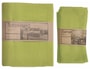 Ensemble nappe et serviette DUTCH DECOR BRUGGE ronde anis + 6 serviettes