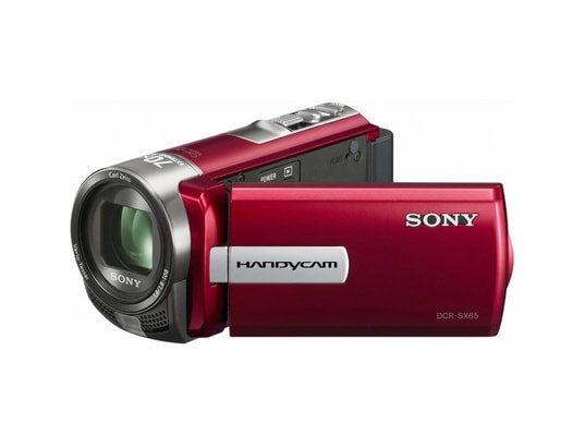 Cam�scope carte m�moire SONY DCR-SX65E rouge
