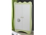 Armoire SOFAMO Armoire Doudou blanc et anis