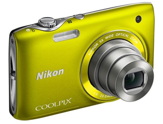 Appareil photo num�rique compact NIKON CoolPix S3100 jaune