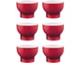 Coupe � glace GUZZINI CAG x 6 VINTAGE ROUGE