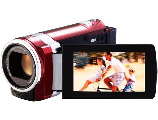 Cam�scope carte m�moire JVC GZ-HM446 rouge + SD 8 Go