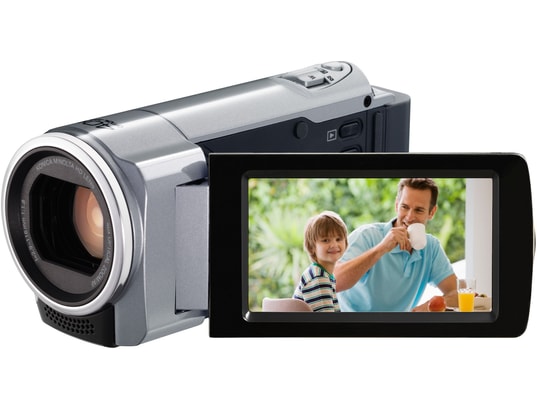 Cam�scope carte m�moire JVC GZ-HM435 silver + SD 4 Go