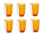 Verre GUZZINI 6 VERRES A BOISSON ORANGE