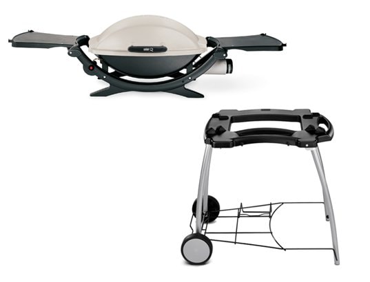 Barbecue gaz WEBER Q 200 + chariot pliable 6549