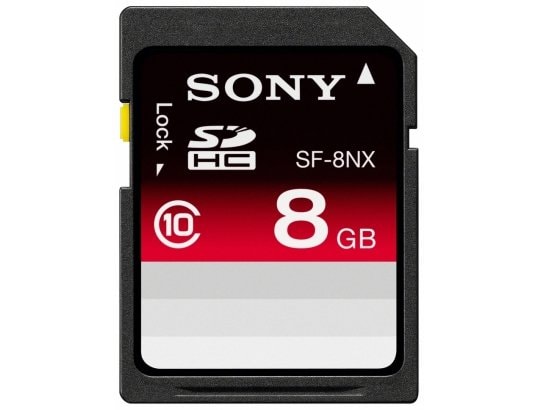 Carte m�moire  8 Go SONY SF8NX classe 10