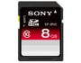 Carte m�moire  8 Go SONY SF8NX classe 10