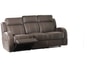 Canap� cuir EUROPE CANVAS 3 places relax brun