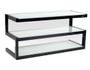 Meuble TV NORSTONE Esse Noir verre depoli