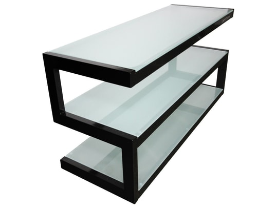 Meuble TV NORSTONE Esse Mini Noir verre depoli