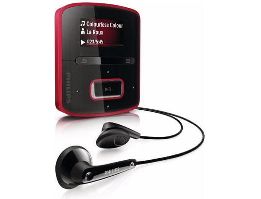 Lecteur MP3 PHILIPS GoGear RaGa 4Go Rouge