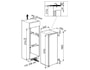 R�frig�rateur encastrable 1 porte WHIRLPOOL ARG749/A+